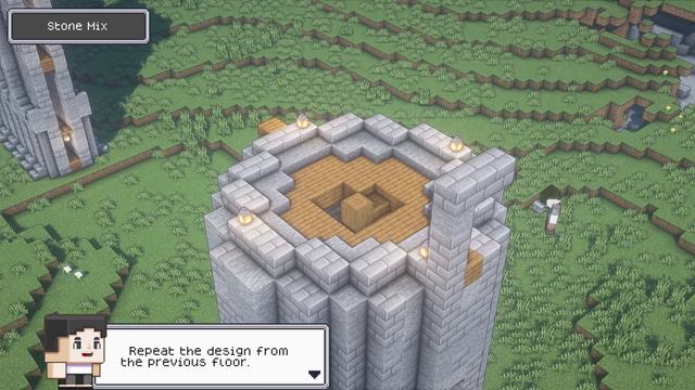 Minecraft: How to Build Castle Walls! смотреть онлайн