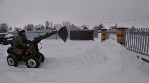 ИСПЫТАНИЯ ГИДРОХОД   ПОМОГАТОР минитрактор погрузчик своими руками.