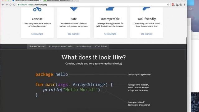 Lesson 1: Kotlin Tutorial | Introduction смотреть онлайн