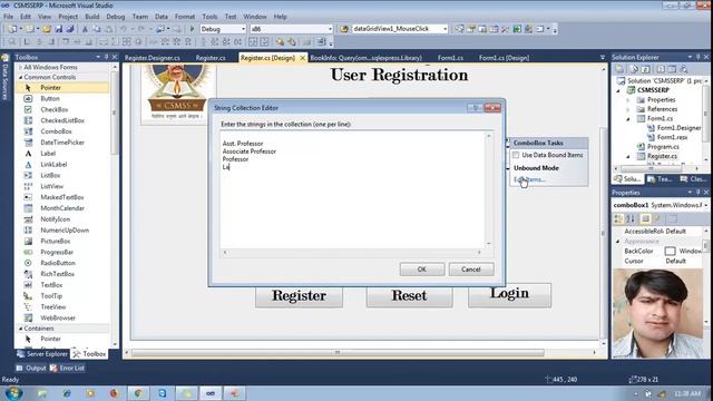 login registration windows form application in Sql Server | computer science engineering projects смотреть онлайн