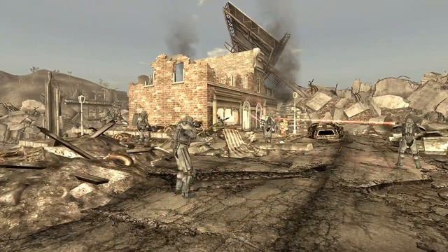 Fallout New Vegas: Brotherhood of Steel vs Great Khans Round 1 смотреть онлайн