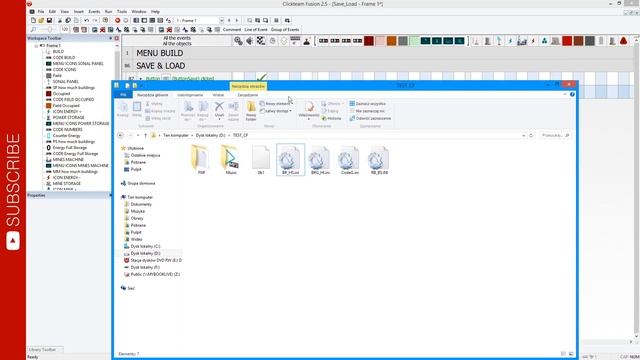 Tutorial SAVE & LOAD without "INI" file Clickteam Fusion 2.5 смотреть онлайн