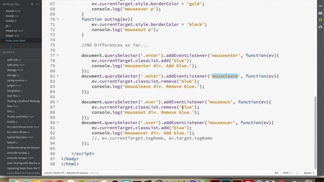 MouseEnter and MouseLeave VS. MouseOver and MouseOut смотреть онлайн