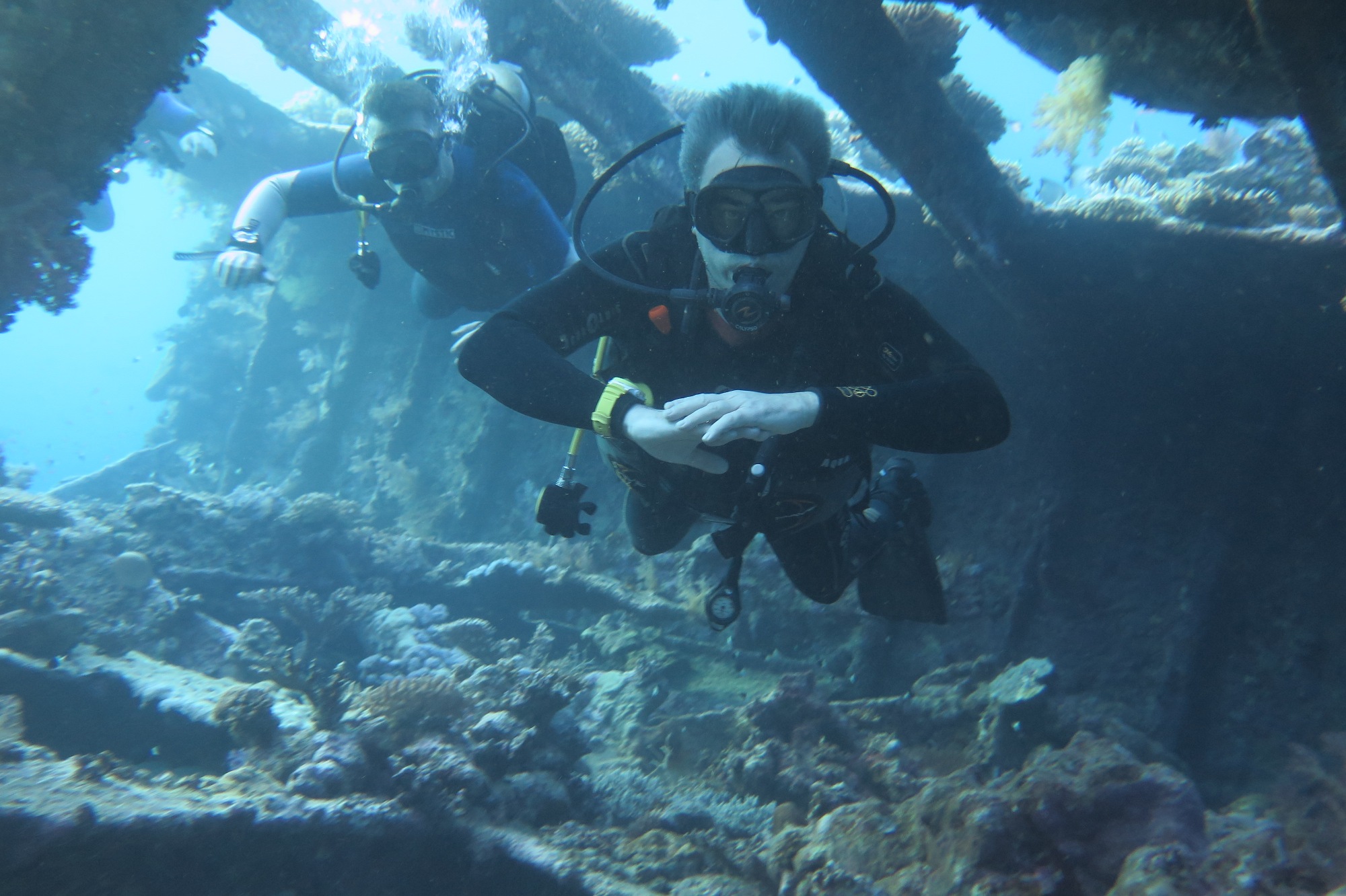 Обследование корабля затонувшего в 1890 г. в Красном море, Египет октябрь 2019 г.