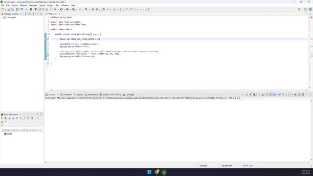 Solución (FIX): Sonar - Java: Assign this magic number x to a well-named constant, and use that... смотреть онлайн