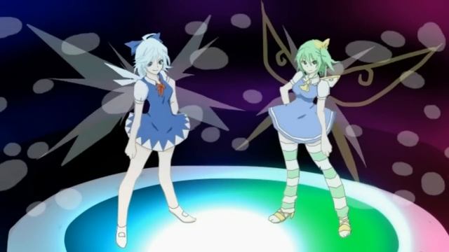 Touhou - Panty & Stocking With Garterbelt Fly Away Now Cirno & Daiyousei {1080p} смотреть онлайн