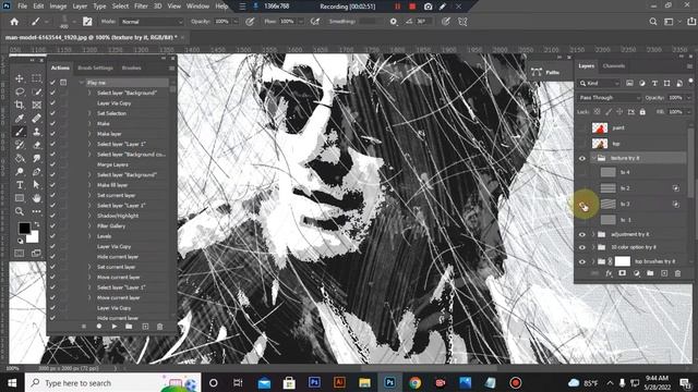 Popular Sketch Photoshop Action смотреть онлайн