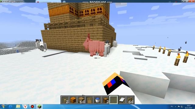 Выживание в майнкрафте хардкор я достроил свой 3 этажный дом смотреть онлайн