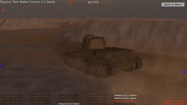 Playable Demo "Physics Tank Maker 2.4" Unity Asset смотреть онлайн