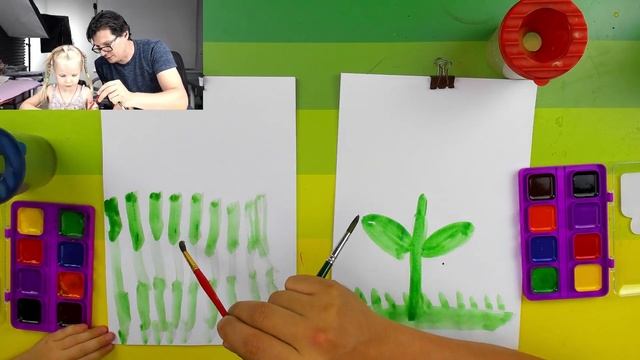 Урок рисования АКВАРЕЛЬЮ для детей от РыбаКит смотреть онлайн