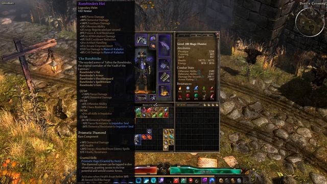 Grim Dawn Forgotten Gods - The Runebinder Legendary set смотреть онлайн