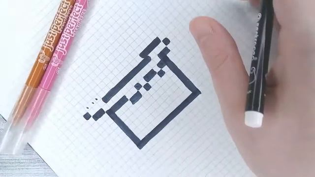 Как Нарисовать Шоколадку По Клеточкам / Рисунки По Клеточкам Еда / Like ART смотреть онлайн