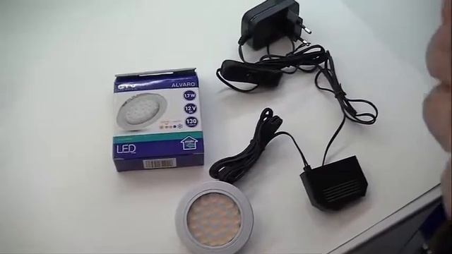 Врезной светодиодный светильник Alvaro для подсветки мебели смотреть онлайн