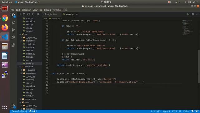 Export Data | Python and Django смотреть онлайн