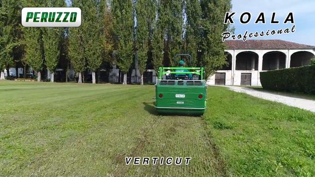Trincia Verticut con raccolta mod Koala Professional da PERUZZO смотреть онлайн