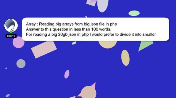 Array : Reading big arrays from big json file in php