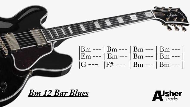 BB Blues B Minor 12 Bar | Guitar Jam Track смотреть онлайн