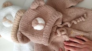 ПРИГЛАШЕНИЕ / мастер-класс плюшевый комбинезон "Медвежонок"/ Master Class Plush Jumpsuit "Bear".