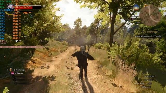 The Witcher 3 HD Reworked Project | GTX 1050+ I5-8300H |(DELLG3) смотреть онлайн
