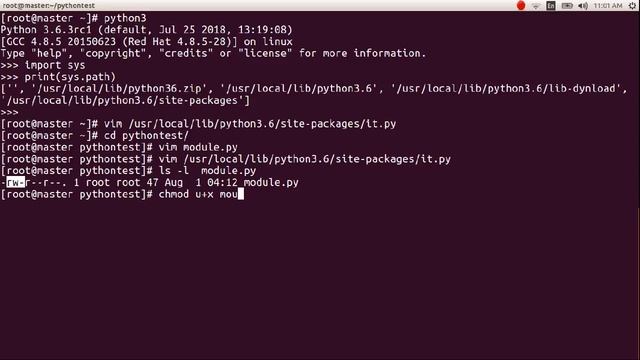 Create a Python Module in Linux смотреть онлайн