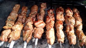 Шашлык на основе соевого соуса. Результат - отличный!