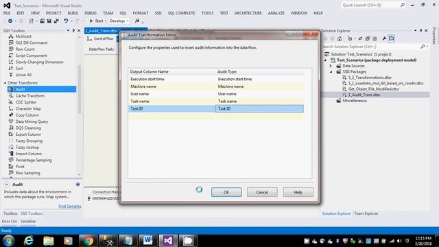 Audit Transformation || SSIS Transformation смотреть онлайн