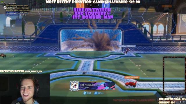 WATCH MY DOUBLE TOUCH GOAL!!#videogames #pc #rocketleagueclips #twitch #stream #rocketleague #gamer смотреть онлайн