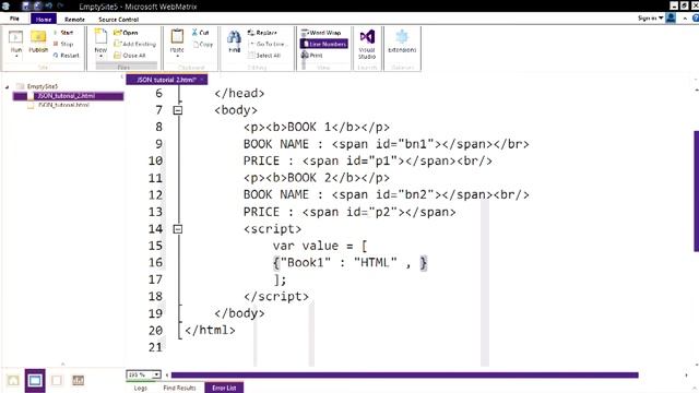 JSON Tutorial 2 смотреть онлайн