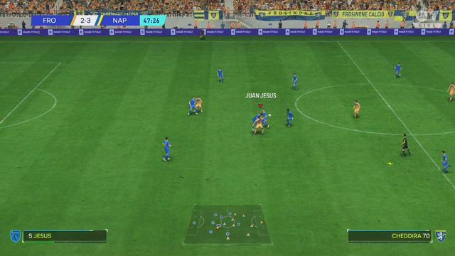 FC 24 | Frosinone Vs Napoli FC | Seria A | PS5™ 4K #FC24 #EAFC24 #PS5