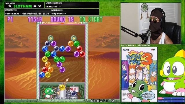 Puzzle Bobble 3 (Arcade) A Cute Game For Kids I Barely Defeat - 5lotham смотреть онлайн