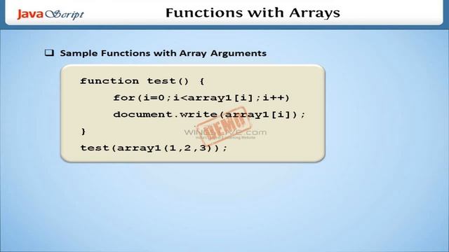 Functions with Arrays in JavaScript HD смотреть онлайн