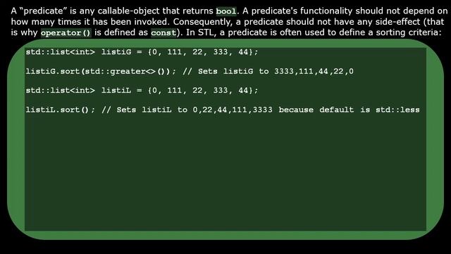 C++: Functor смотреть онлайн