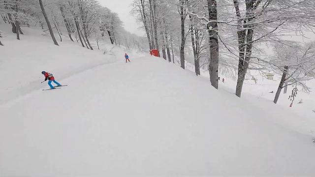 Роза хутор! GoPro HERO 8 и GoPro MAX! В реальных условиях. смотреть онлайн