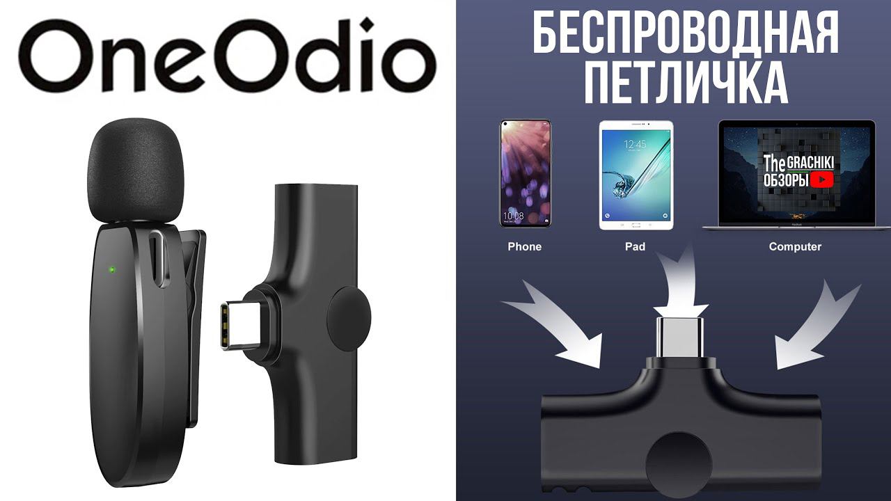 БЕСПРОВОДНАЯ ПЕТЛИЧКА ONEODiO - НОВИНКА ДЛЯ СМАРТФОНА смотреть онлайн