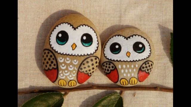 Рисунки на камнях\\LIVING STONES\\Живые камни\\Подборка поделок и картин из камушков и гальки. смотреть онлайн