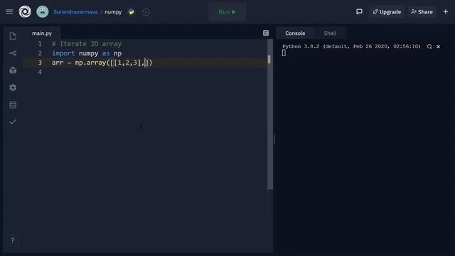 Iterating 2D arrays смотреть онлайн