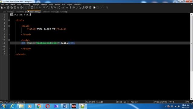 Class 7 - Block & Inline Tag - HTML CSS Bootstrap Crash Course | Zahi Academy смотреть онлайн