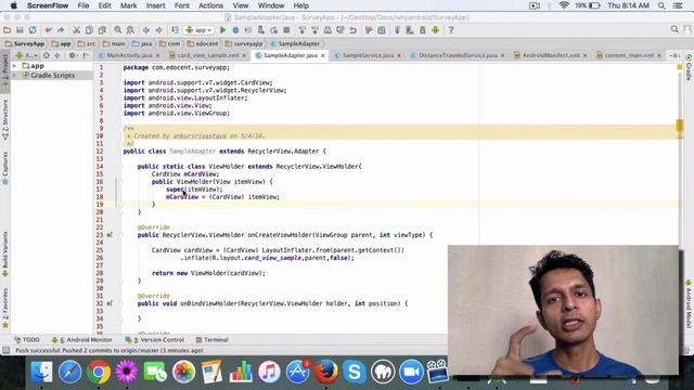 Adding a ViewHolder to the RecyclerViewAdapter смотреть онлайн