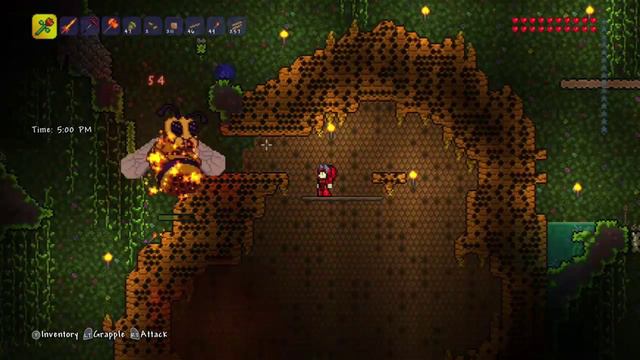 How to beat the Queen Bee & Get the Bee Keeper, Terraria смотреть онлайн