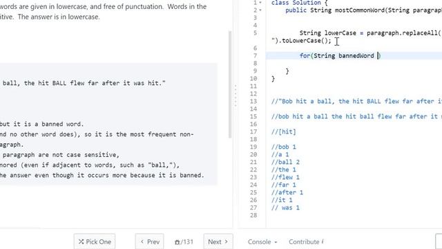 Leetcode819 MostCommonWord смотреть онлайн