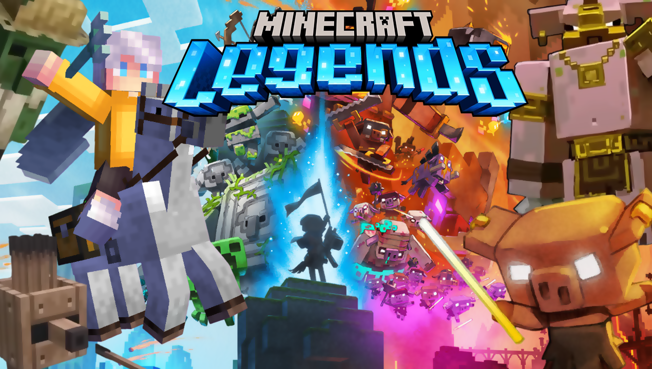 Новая игра от Mojang! Minecraft LEGENDS Прохождение #1 смотреть онлайн