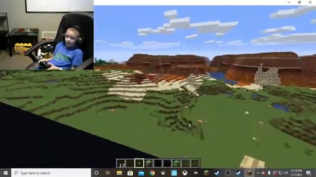 Minecraft Java with a Xbox Controller смотреть онлайн