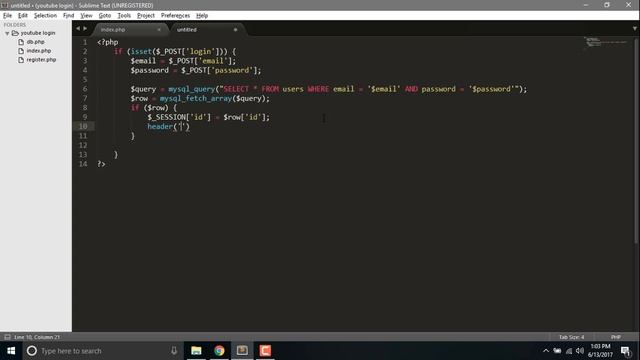 Part 3 - Login and Registration System in PHP and MYSQL and w3.css смотреть онлайн