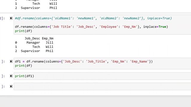 Rename a column in Pandas DataFrame in Python смотреть онлайн