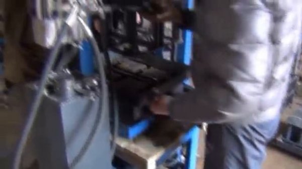 СТАНОК ДЛЯ ШЛАКОБЛОКОВ, "Лидер 2". Замена матрицы, zamena matritsy, matrix replacement