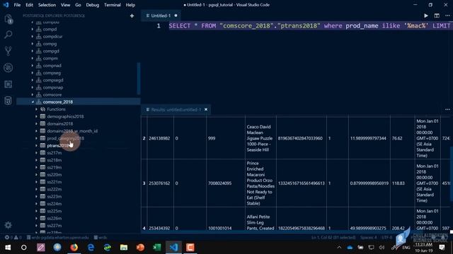 สอน wrds: การดึงข้อมูลจาก comscore ด้วย SQL ผ่าน Visual Studio Code смотреть онлайн