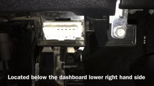 Nissan Note Diagnostic Connector Plug Port Location