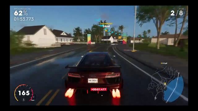 How To Win FIRST Place In Palm Gate Suburbs Street Race On Normal Difficulty Driving Audi R8 Coupe смотреть онлайн