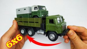 Моделька грузовика ГАЗ-66 6х6 или ГАЗ-34 сравнил с ГАЗ-62! Распаковка и обзор. Про машинки!