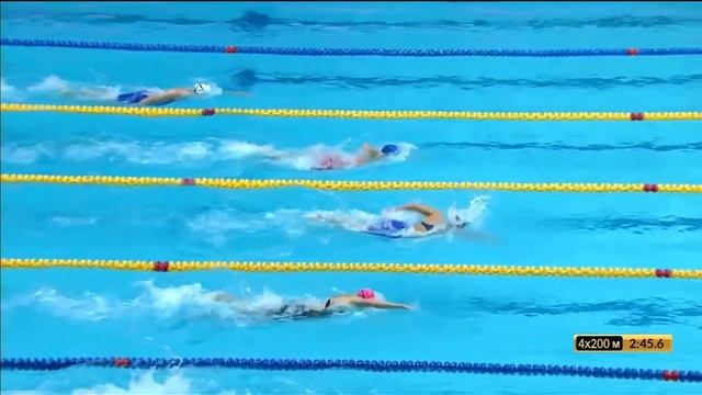ЧР. Эстафета 4 по 200 метров вольный стиль. Женщины. Финал#плаванье #swimrocket #школаплавания
